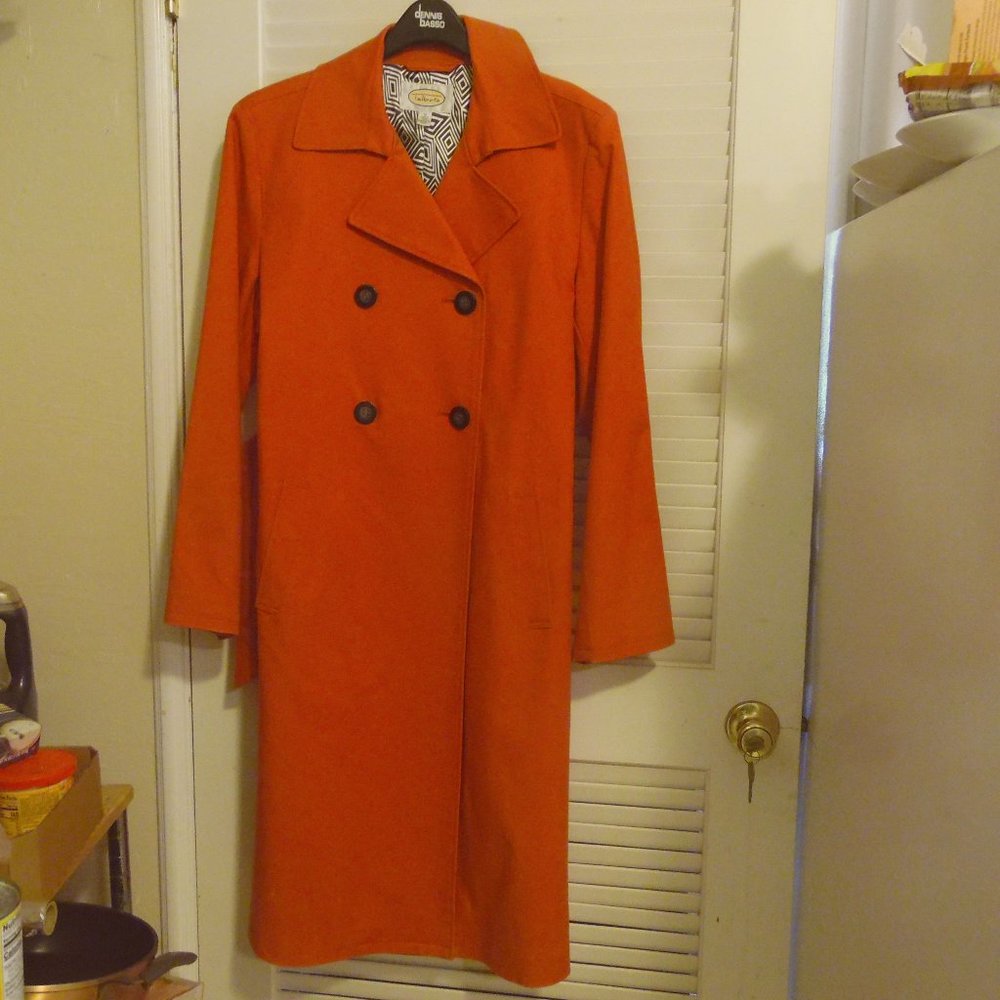 Talbots Double Breasted Trench Coat Size 12